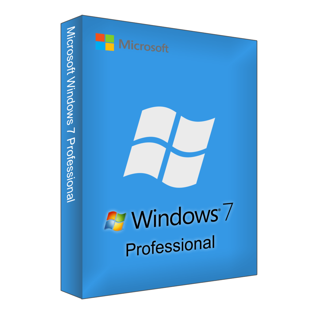 Microsoft Windows 7 Professional Verpackung oder Produktbox