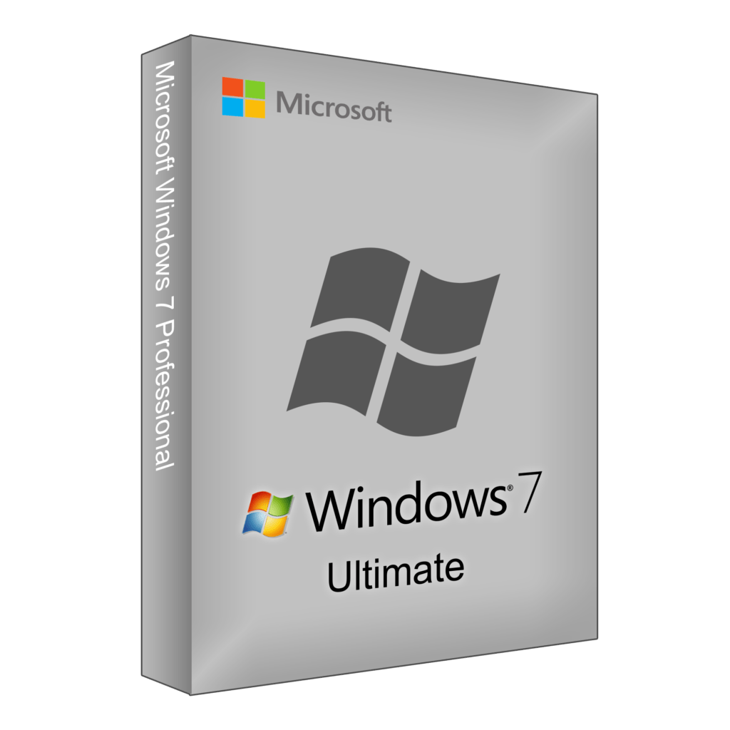 Microsoft Windows 7 Ultimate Verpackung oder Produktbox