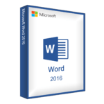 Microsoft Word 2016 Verpackung oder Produktbox