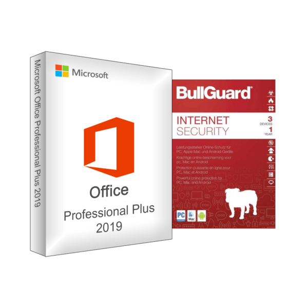 Office Professional Plus 2019 + Bullguard Internet Security
