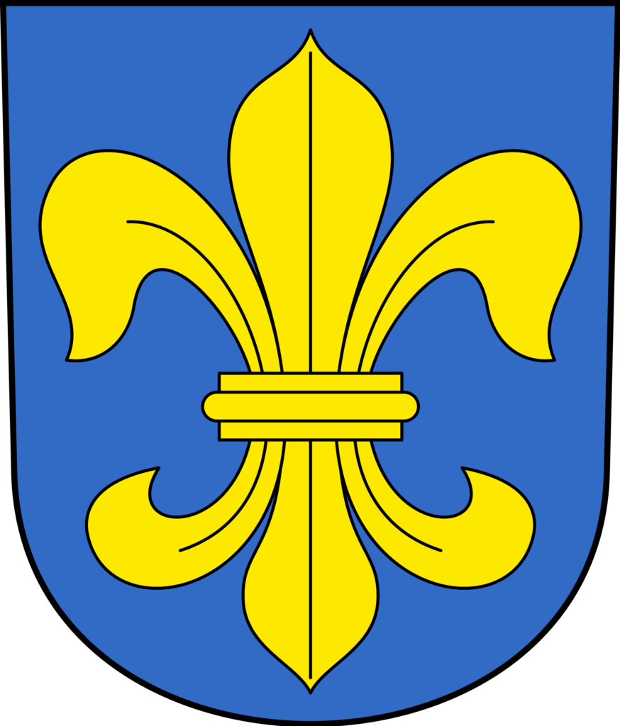 Wappen der Stadt Schlieren oder Schlierner Wappen.