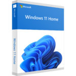 Microsoft Windows 11 Home Verpackung oder Produktbox.