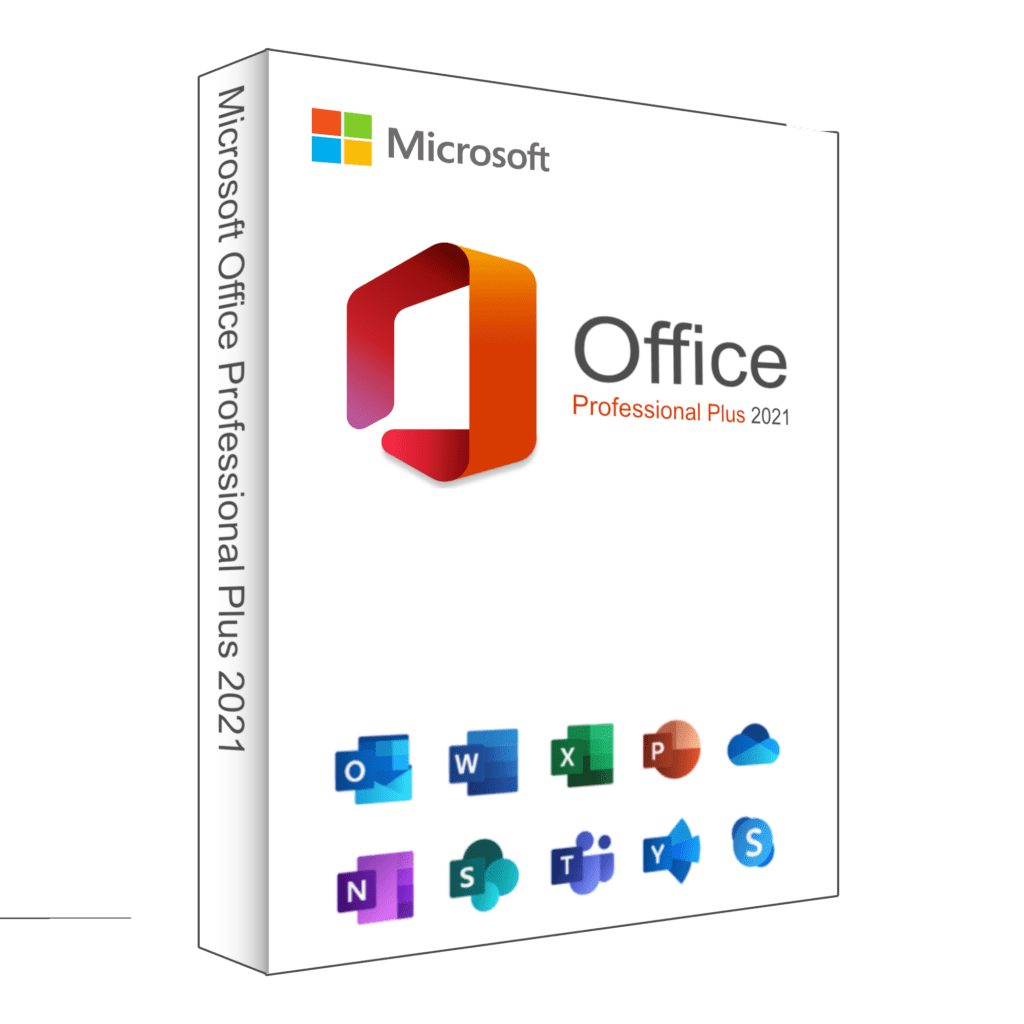 Microsoft Office Professional Plus 2021 Verpackung oder Produktbox