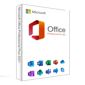 Microsoft Office Professional Plus 2021 Verpackung oder Produktbox