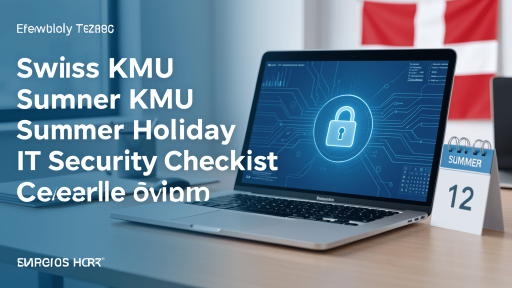 Sommerferien IT-Sicherheits-Checkliste für Schweizer KMU - Cybersicherheit vor dem Betriebsurlaub